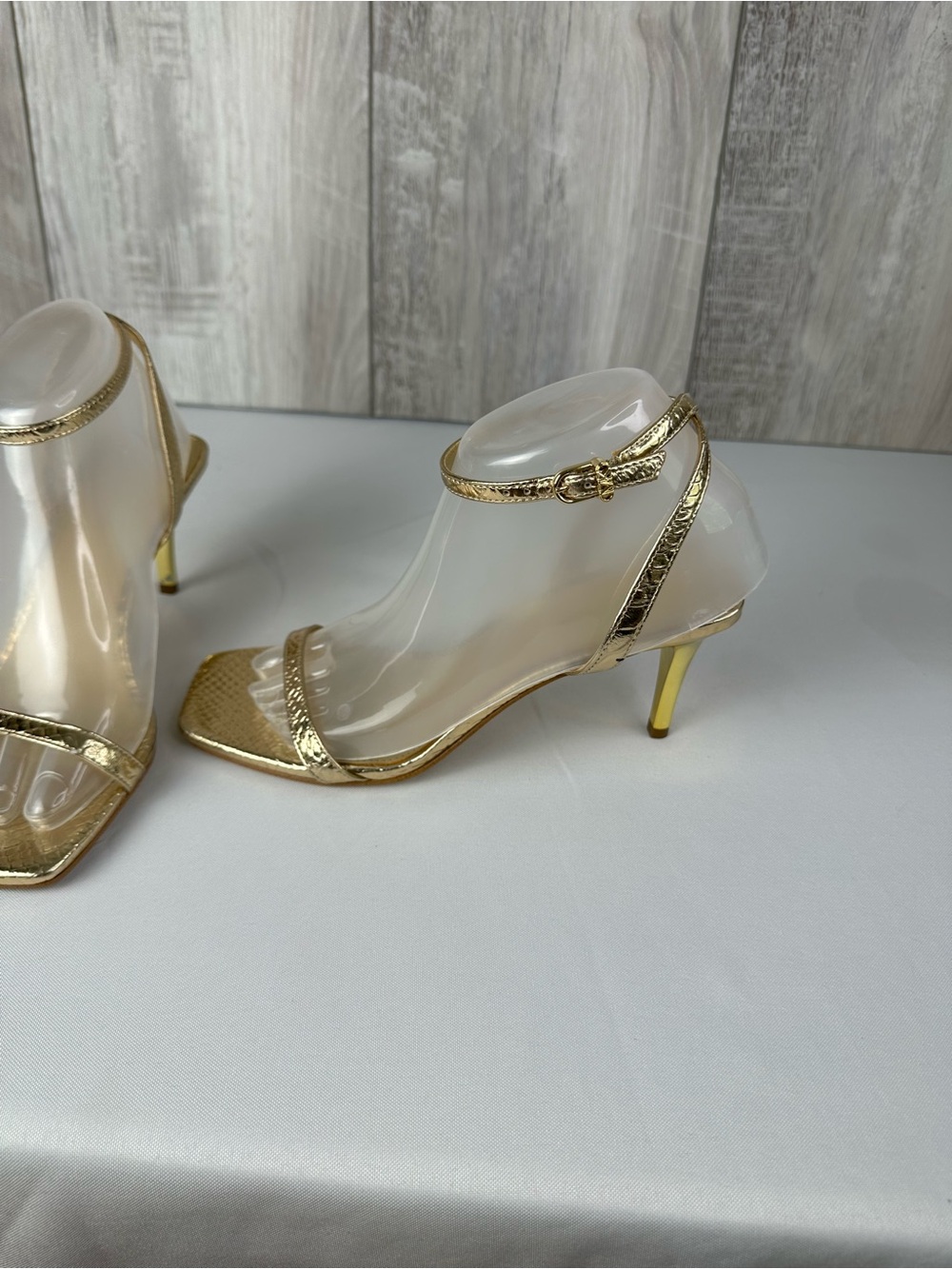 Michael Kors Gold Ankle-Strap Women's Sandals